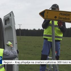 Region: Kraj přispěje na značení cyklotras 300 tisíci korunami (TV Západ)	