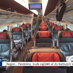 Region: Pendolino začalo zajíždět až do Karlových Varů (TV Západ)