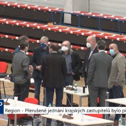 Region: Přerušené jednání krajských zastupitelů bylo přerušeno (TV Západ)