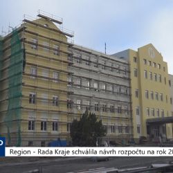 Region: Rada Kraje schválila návrh rozpočtu na rok 2022 (TV Západ)