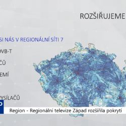 Region: Regionální televize Západ rozšířila pokrytí (TV Západ)