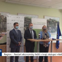 Region: Restart ekonomiky řešili v kraji zástupci vlády (TV Západ)