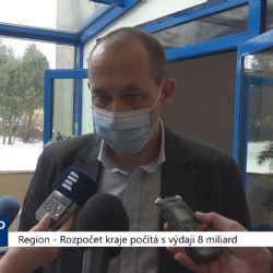 Region: Rozpočet kraje počítá s výdaji 8 miliard (TV Západ)