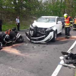 Region: U tří ze sedmi víkendových nehod figurovaly motorky