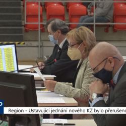 Region: Ustavující jednání nového KZ bylo přerušeno (TV Západ)