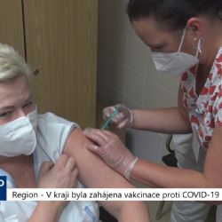 Region: V kraji byla zahájena vakcinace proti COVID-19 (TV Západ)