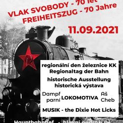 Regionální den železnic Karlovarského kraje připomene Vlak svobody