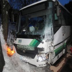 Rotava: Včerejší nehoda dvou autobusů
