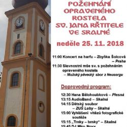 Skalná: Slavnostní otevření zrekonstruovaného kostela