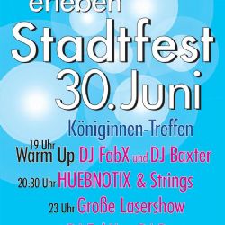 Slavnosti v Rehau a Selbu