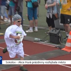 Sokolov: Akce Hurá prázdniny rozhýbala město (TV Západ)