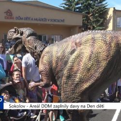 Sokolov: Areál DDM zaplnily davy na Den dětí (TV Západ)