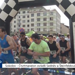 Sokolov: Čtvrtmaraton ovládli Sedněv a Šteinfeldová (TV Západ)