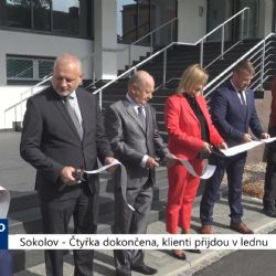 Sokolov: Čtyřka dokončena, klienti přijdou v lednu (TV Západ)