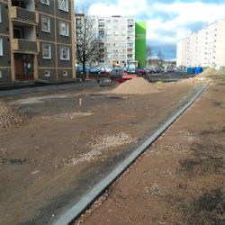 Sokolov: Dokončení stavebních úprav v ulici Spartakiádní se zdrží o několik týdnů