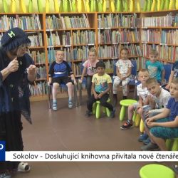 Sokolov: Dosluhující knihovna přivítala nové čtenáře (TV Západ)