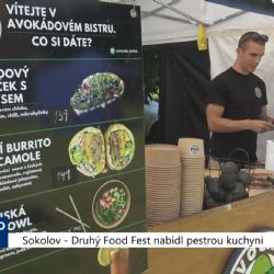 Sokolov: Druhý Food fest nabídl pestrou kuchyni (TV Západ)