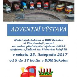 Sokolov: Dům dětí a mládeže zve na Adventní výstavu vláčků