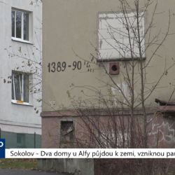 Sokolov: Dva domy u Alfy půjdou k zemi, vzniknou parkoviště (TV Západ)