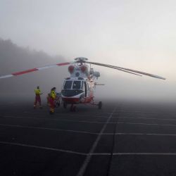 Sokolov: Hasiči zajišťovali vhodný prostor pro přistání vrtulníku