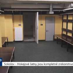 Sokolov: Hokejové šatny jsou kompletně zrekonstruované (TV Západ)