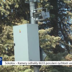 Sokolov: Kamery odhalily 6633 porušení rychlosti ve městě (TV Západ)