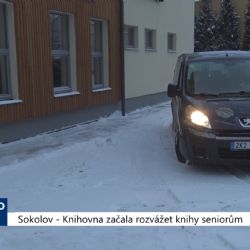Sokolov: Knihovna začala rozvážet knihy seniorům (TV Západ)