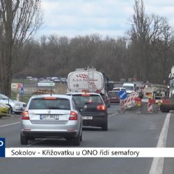 Sokolov: Křižovatku u ONO řídí semafory (TV Západ)