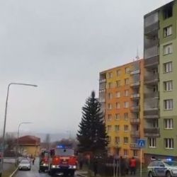 Sokolov: Kvůli požáru bytu bylo evakuováno několik osob