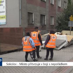 Sokolov: Město přitvrzuje v boji s nepořádkem (TV Západ)