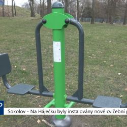 Sokolov: Na Háječku byly instalovány nové cvičební prvky (TV Západ)