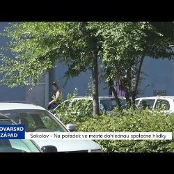 Sokolov: Na pořádek ve městě dohlédnou společné hlídky (TV Západ)