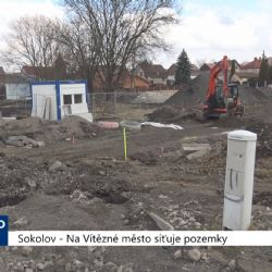 Sokolov: Na Vítězné město síťuje pozemky (TV Západ)