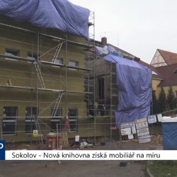 Sokolov: Nová knihovna získá mobiliář na míru (TV Západ)