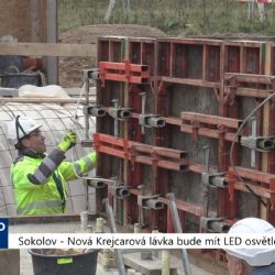 Sokolov: Nová Krejcarová lávka bude mít LED osvětlení (TV Západ)
