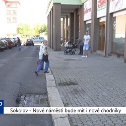 Sokolov: Nové náměstí bude mít i nové chodníky (TV Západ)