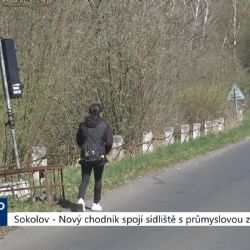 Sokolov: Nový chodník spojí sídliště s průmyslovou zónou (TV Západ)