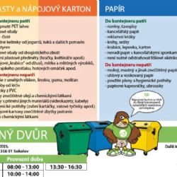 Sokolov: Plánovací kalendář poradí, jak nakládat s odpadem