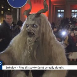 Sokolov: Přes tři stovky čertů vyrazilo do ulic (TV Západ)