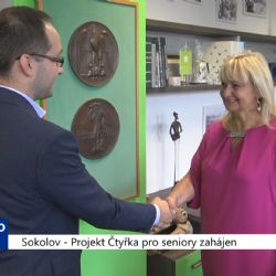 Sokolov: Projekt Čtyřka pro seniory zahájen (TV Západ)
