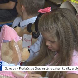Sokolov: Prvňáčci ze Švabinského získali kufříky a plyšáky (TV Západ)