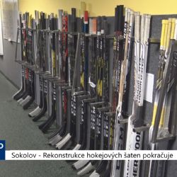 Sokolov: Rekonstrukce hokejových šaten pokračuje (TV Západ)