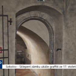 Sokolov: Sklepení zámku ukáže graffiti ze 17. století (TV Západ)