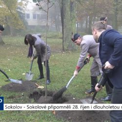 Sokolov: Sokolové připomněli 28. říjen i dlouholetou náčelnici (TV Západ)