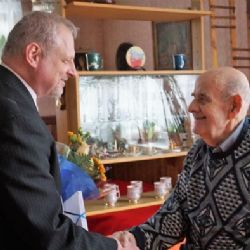 Sokolov: Starosta Jan Picka blahopřál k životnímu jubileu