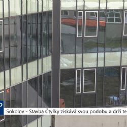 Sokolov: Stavba Čtyřky získává svou podobu a drží termíny (TV Západ)