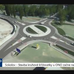 Sokolov: Stavba kruhové křižovatky u ONO začne na jaře (TV Západ)
