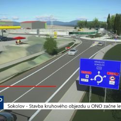 Sokolov: Stavba kruhového objezdu u ONO začne letos (TV Západ)