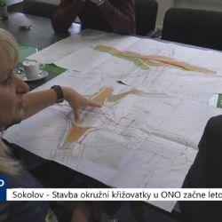 Sokolov: Stavba okružní křižovatky u ONO začne letos (TV Západ)