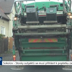 Sokolov: Stovky subjektů se musí přihlásit k poplatku za odpady (TV Západ)